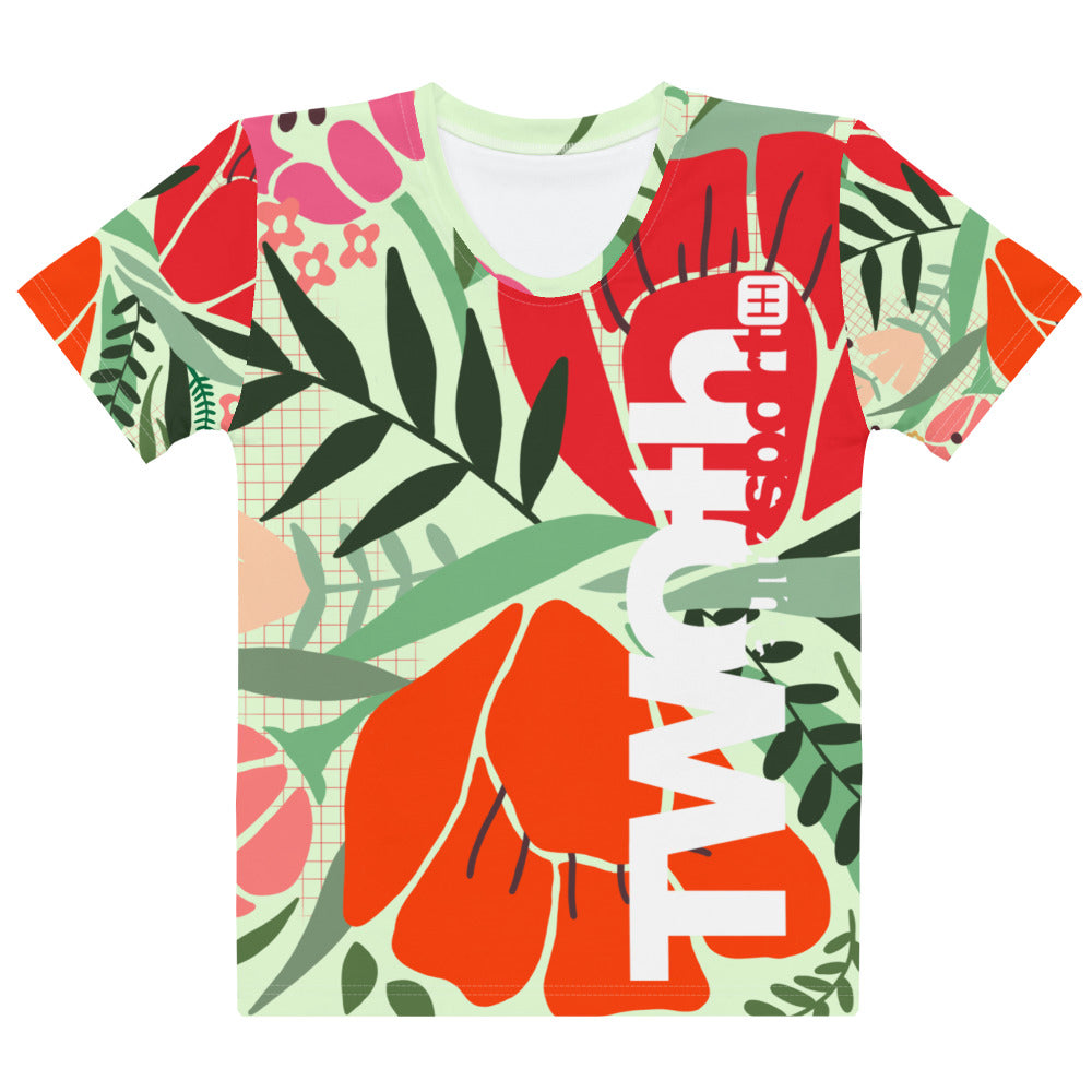 SnowBirds | Womens Floral Tee