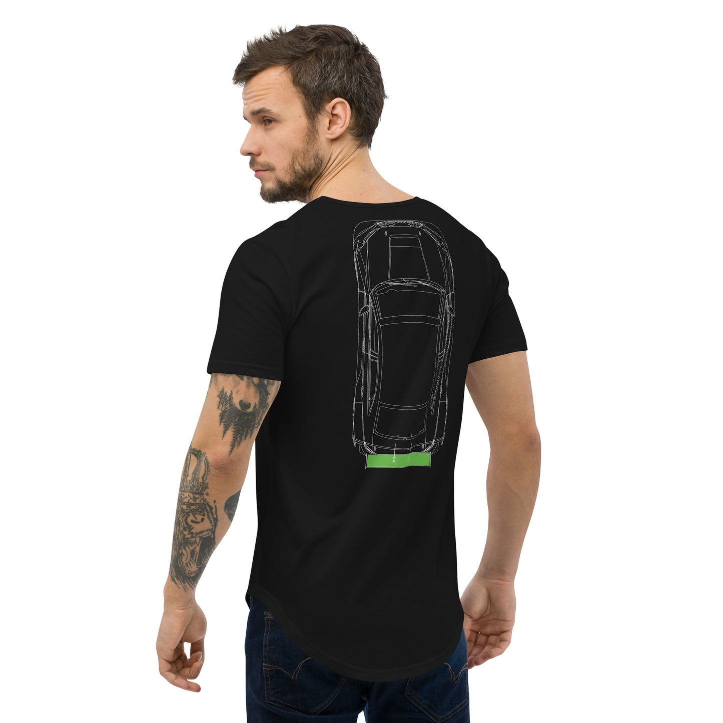OnTheLine GRN TCRg1 | Mens Longtail Tee